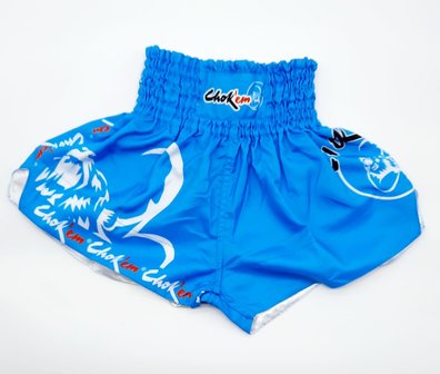 THAISHORT LICHT BLAUW FIGHTWEAR