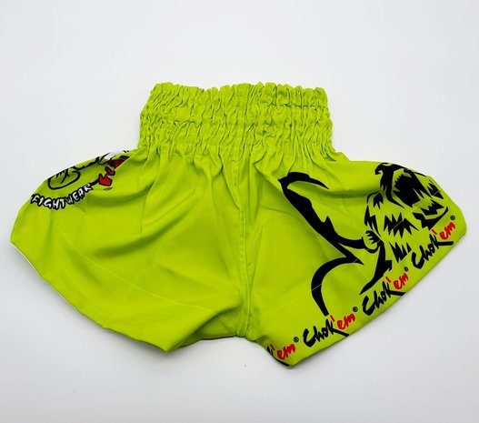 THAISHORT NEON GEEL FIGHTWEAR