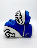 PU Handschoenen Hit'em Series Blauw / Wit